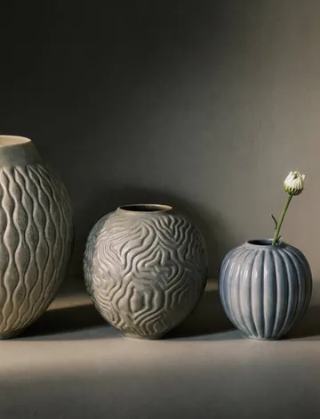 Solum vaso - Sage, 15 cm - Knabstrup Keramik