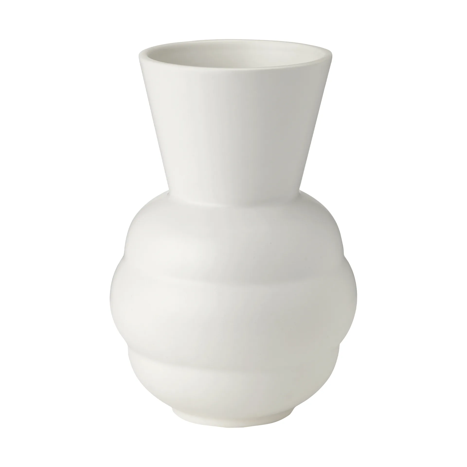 Tortus Archie vaso No1 21 cm, Branco Knabstrup Keramik