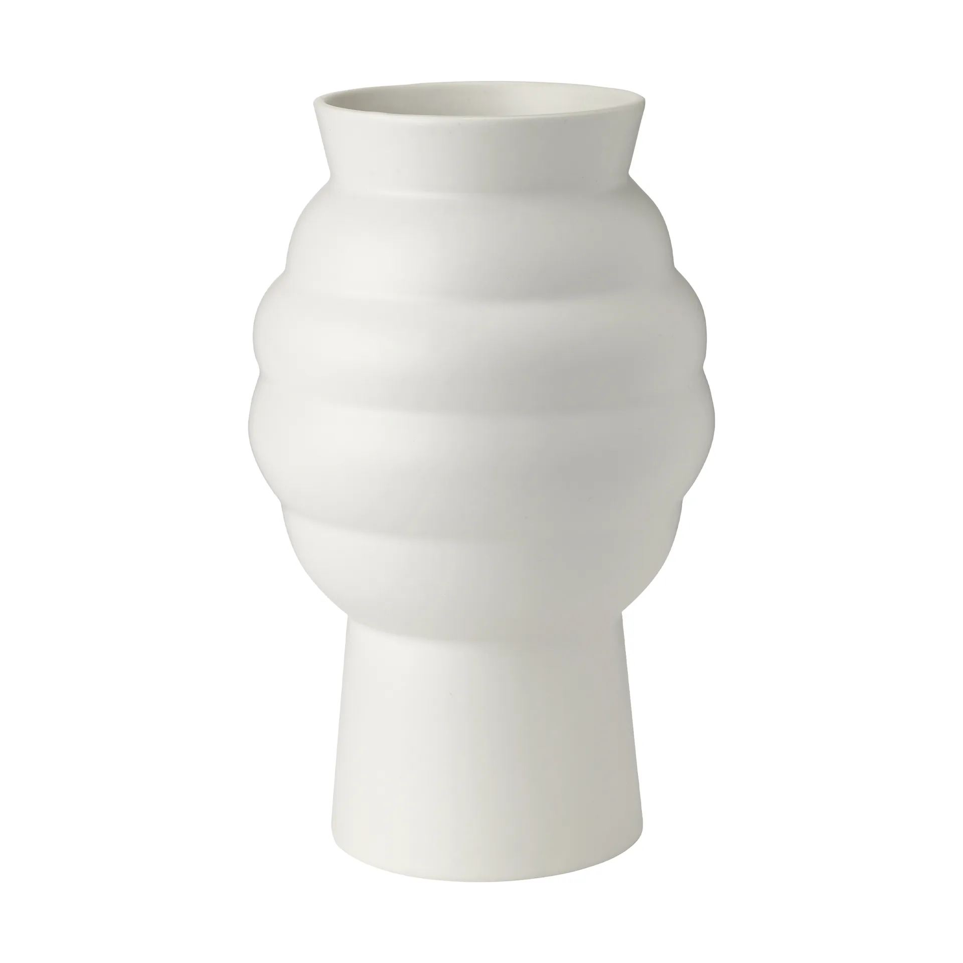 Tortus Archie vaso No2 23,5 cm, Branco Knabstrup Keramik