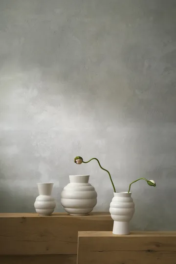 Tortus Archie vaso No2 23,5 cm - Branco - Knabstrup Keramik