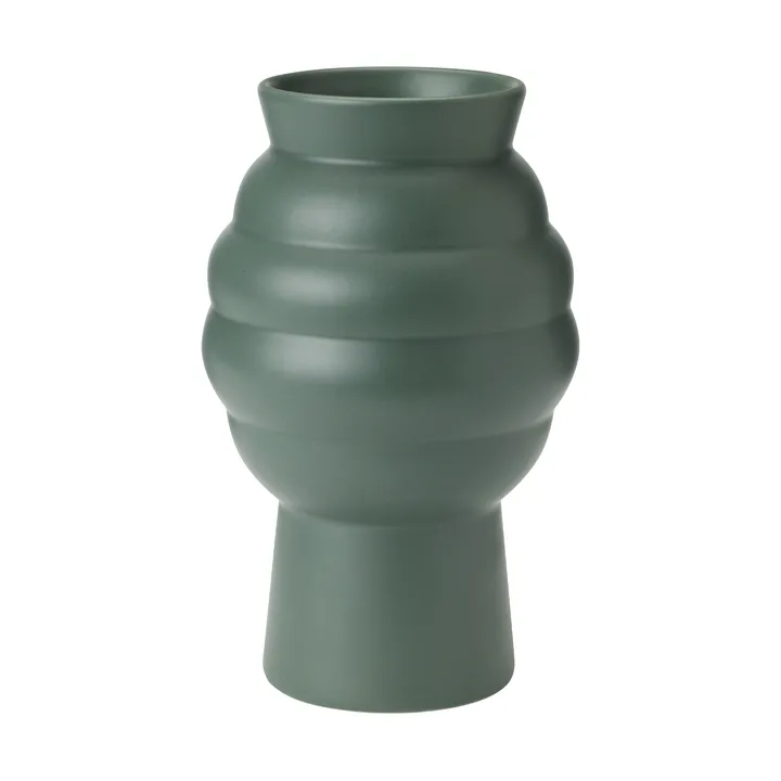 Tortus Archie vaso No2 23,5 cm - Verde-escuro - Knabstrup Keramik