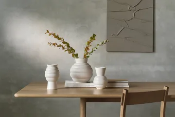 Tortus Archie vaso No3 26,5 cm - Branco - Knabstrup Keramik