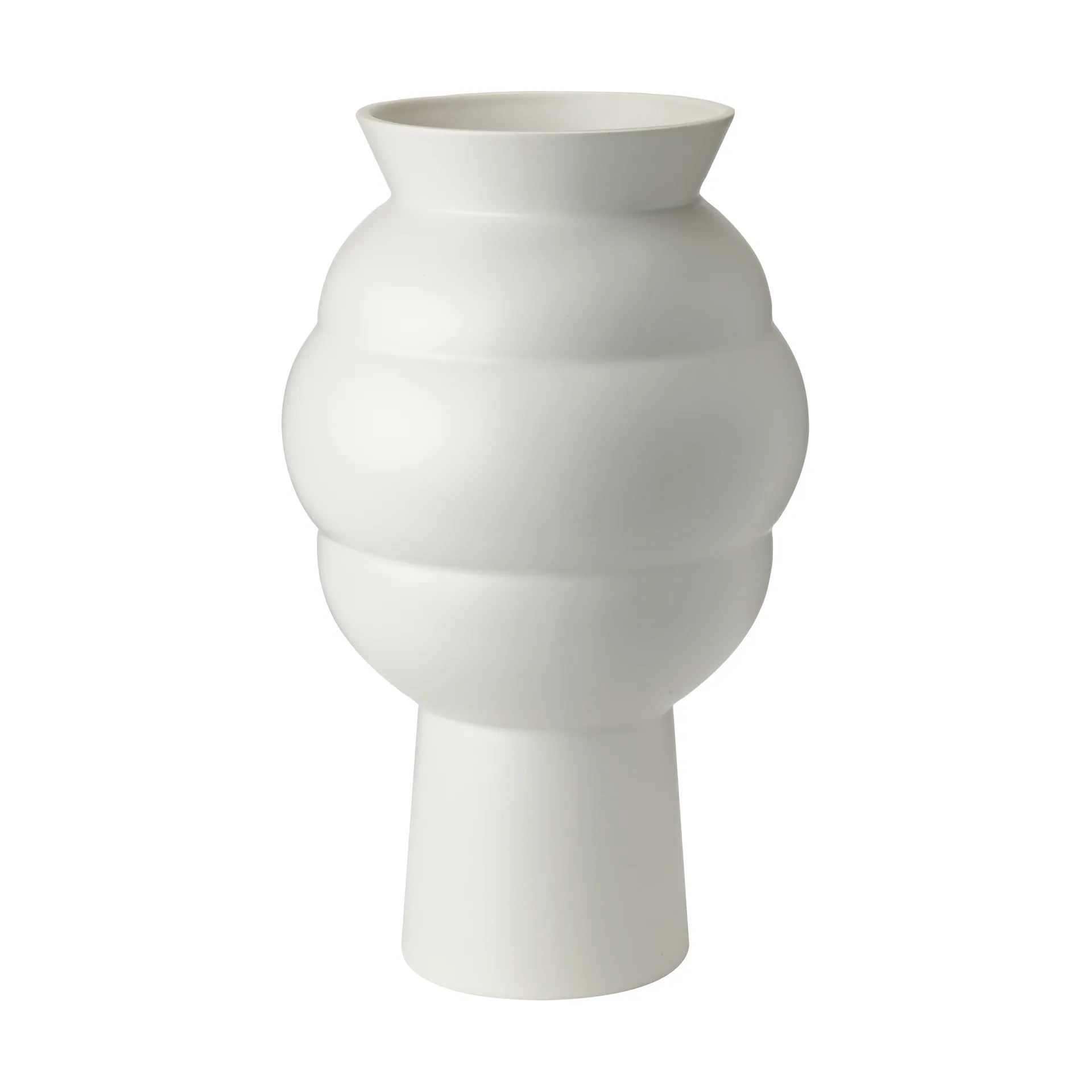 Tortus Archie vaso No4 37 cm, Branco Knabstrup Keramik