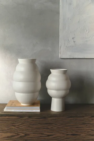 Tortus Archie vaso No4 37 cm - Branco - Knabstrup Keramik