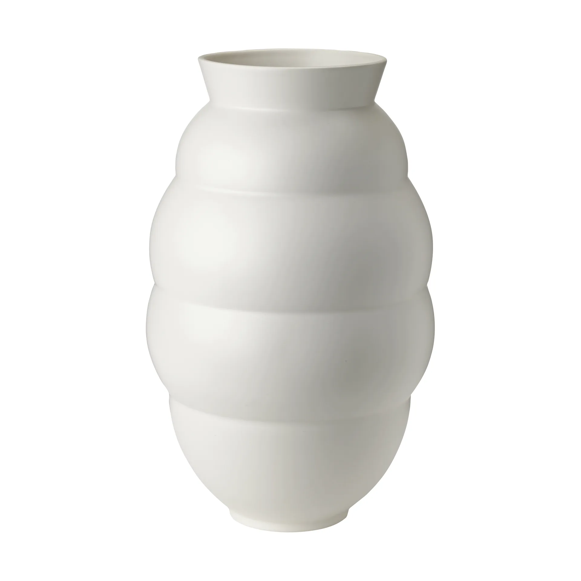 Tortus Archie vaso No5 41,5 cm, Branco Knabstrup Keramik