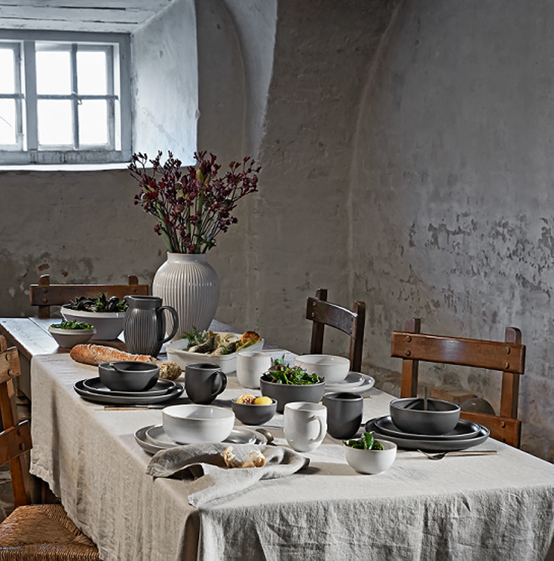 Travessa p/forno Tavola, 2 unidades, Branco Knabstrup Keramik