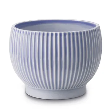 Vaso de flores com relevo Knabstrup Ø14,5 cm - Lavender blue - Knabstrup Keramik