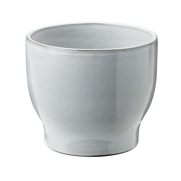 Vaso de flores de exterior Knabstrup Ø14,5 cm - branco - Knabstrup Keramik