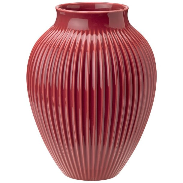 Vaso Knabstrup 27 cm - bordeaux - Knabstrup Keramik