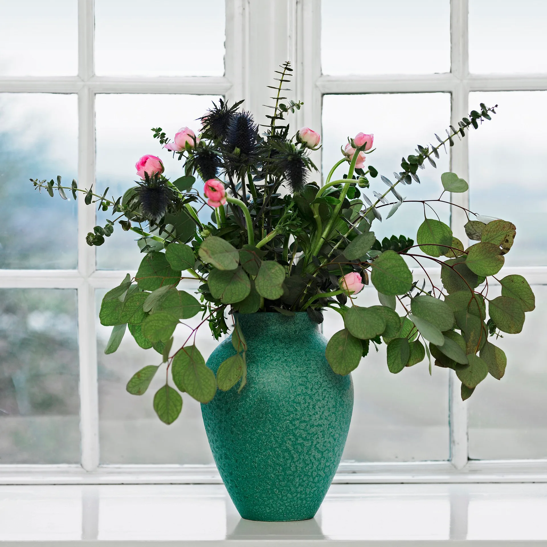 Vaso Knabstrup 27 cm, verde Knabstrup Keramik