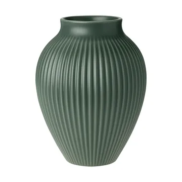 Vaso Knabstrup Ripple mate verde celadon - 20 cm - Knabstrup Keramik