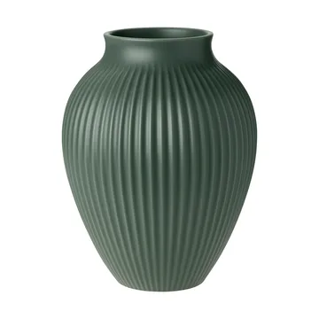 Vaso Knabstrup Ripple mate verde celadon - 27 cm - Knabstrup Keramik