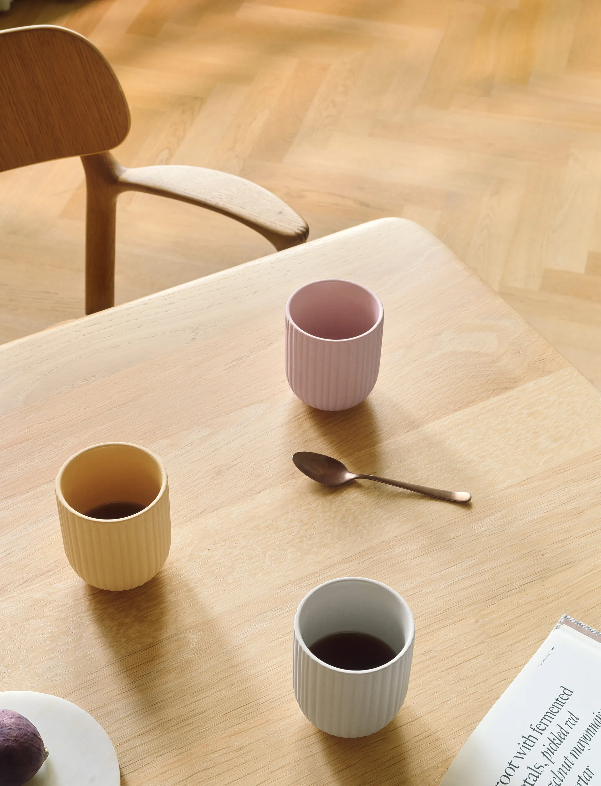 Verda caneca 25 cl, Laranja suave Knabstrup Keramik