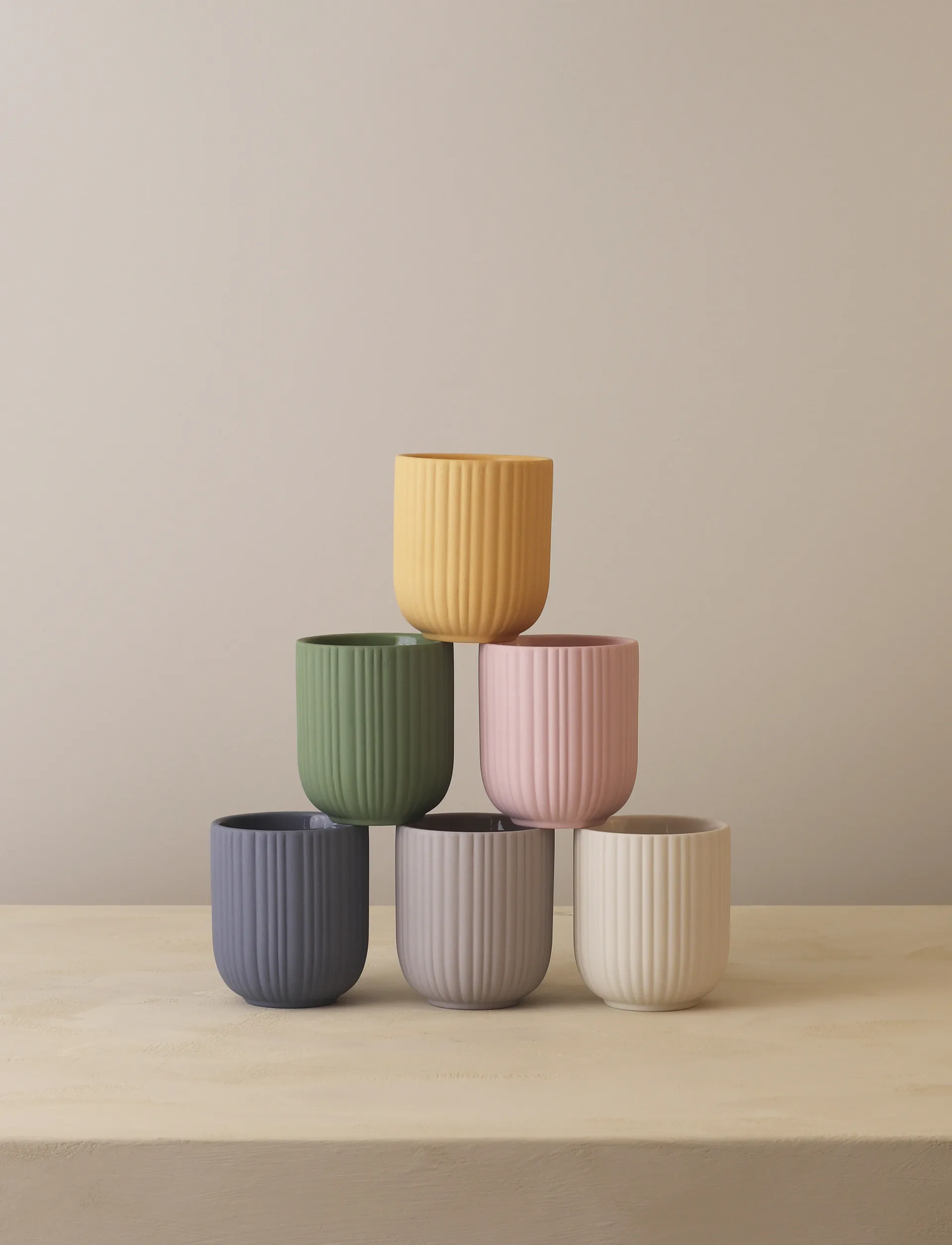 Verda caneca 25 cl, Verde relva Knabstrup Keramik