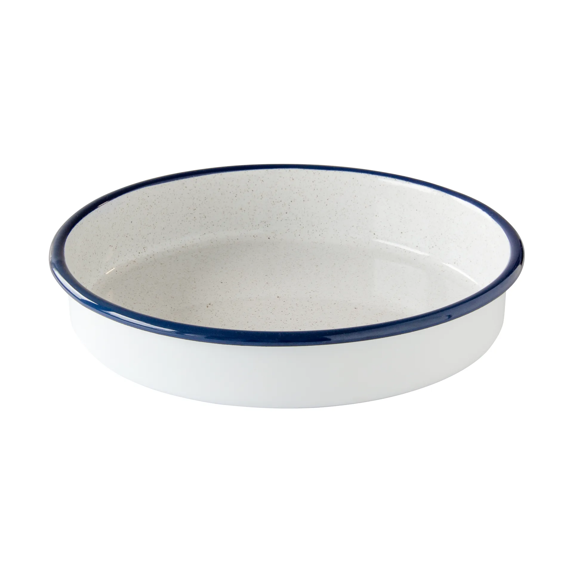 forma de forno Kockums, Kockums white-azul, redonda, Ø28 cm Kockums Jernverk
