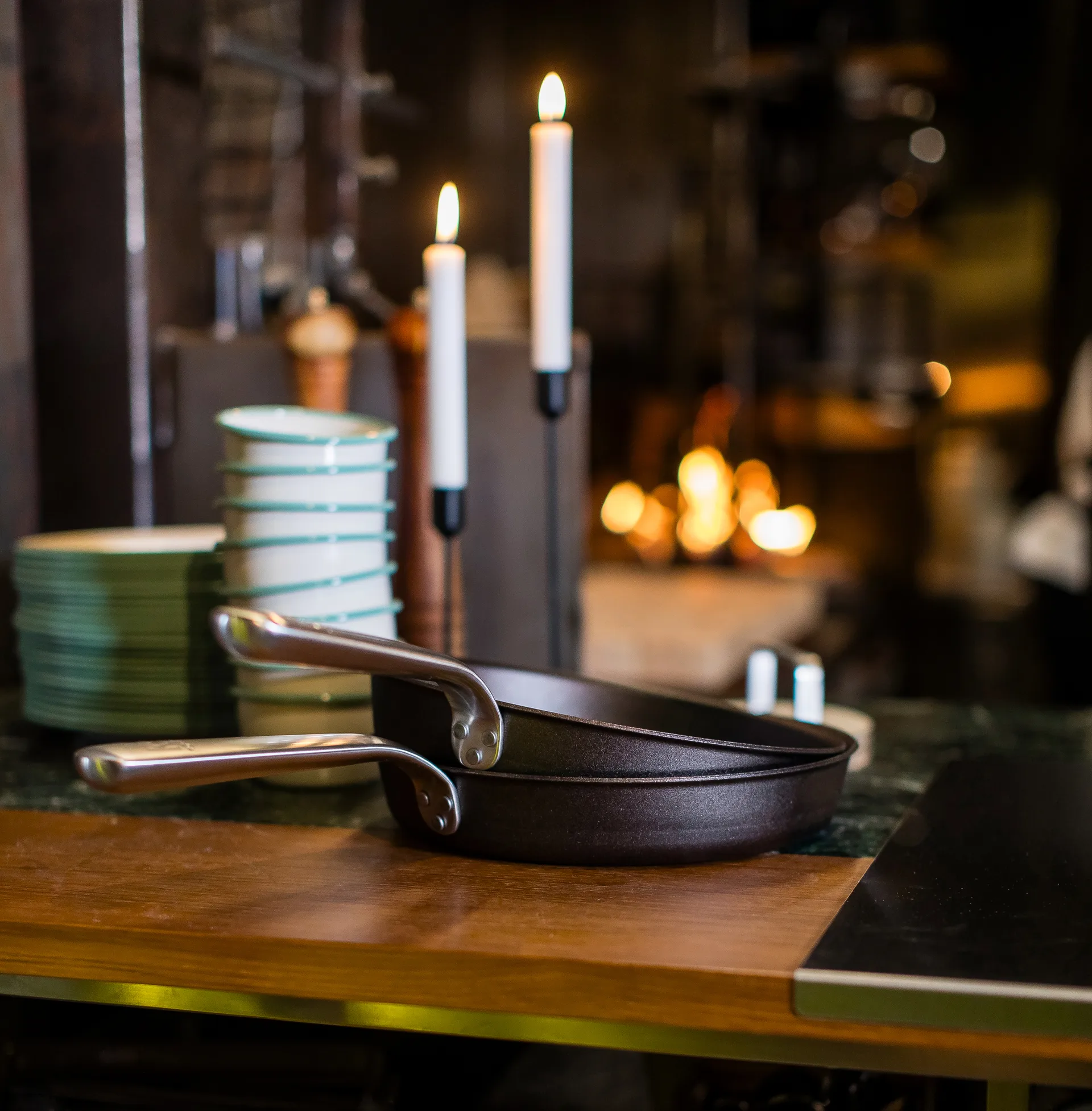 Frigideira de aço carbono Kockums com cabo ergonómico, Ø30 cm Kockums Jernverk