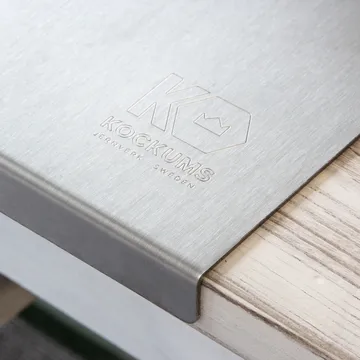 Kockums bancada de cozinha em aço inoxidável - 80x60 cm - Kockums Jernverk