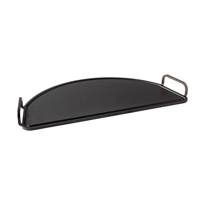 Kockums chapa de grelhar - Preto, semicircular, 47 cm - Kockums Jernverk