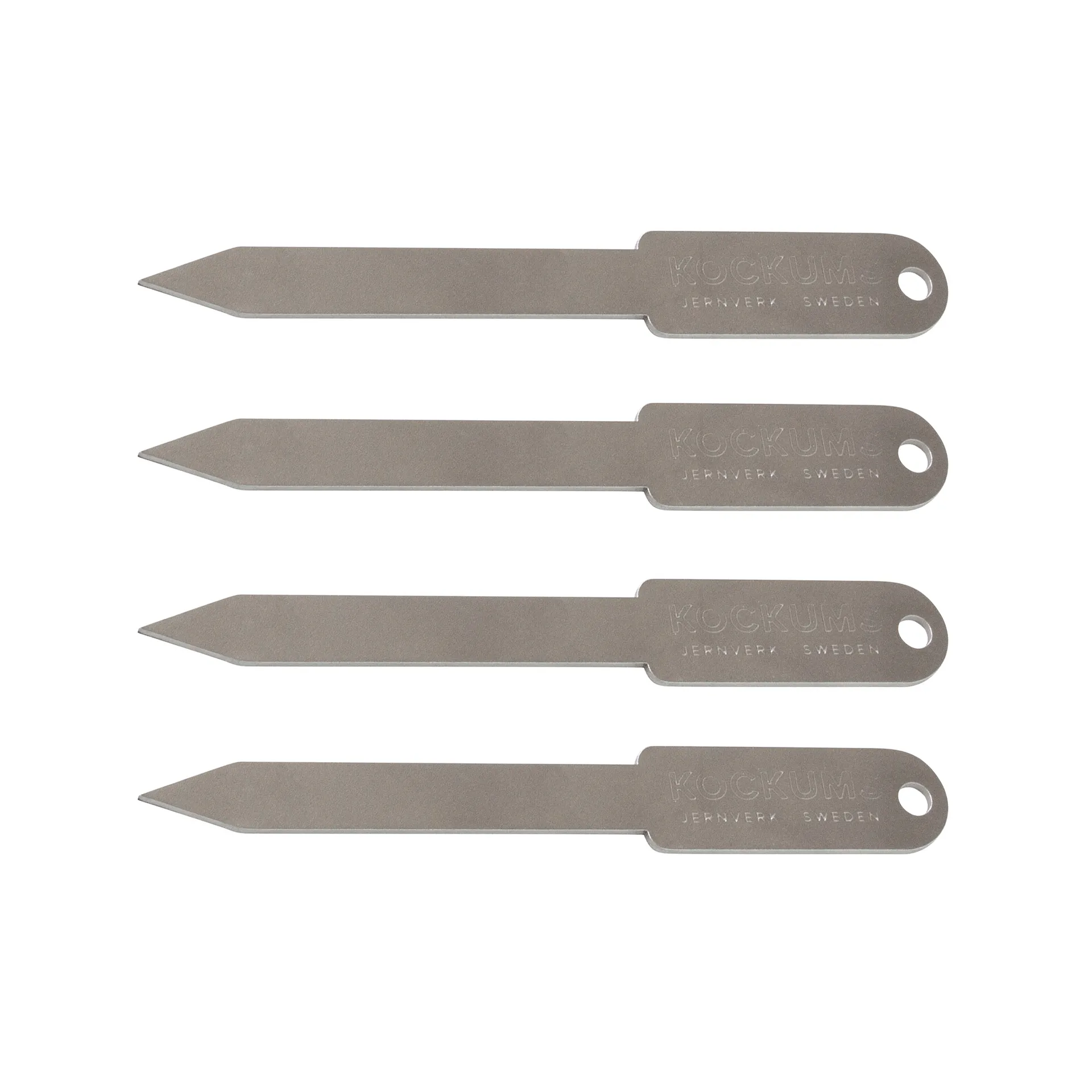 Kockums espetos de hambúrguer 4 peças, Aço inoxidável Kockums Jernverk