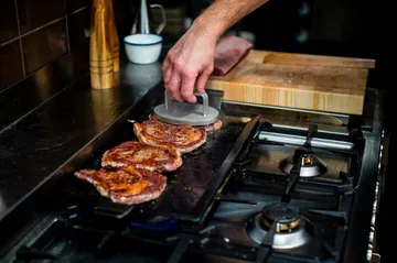 Mesa de grelhar. 4 mm aço-carbono - Assadeira 45x22 cm - Kockums Jernverk