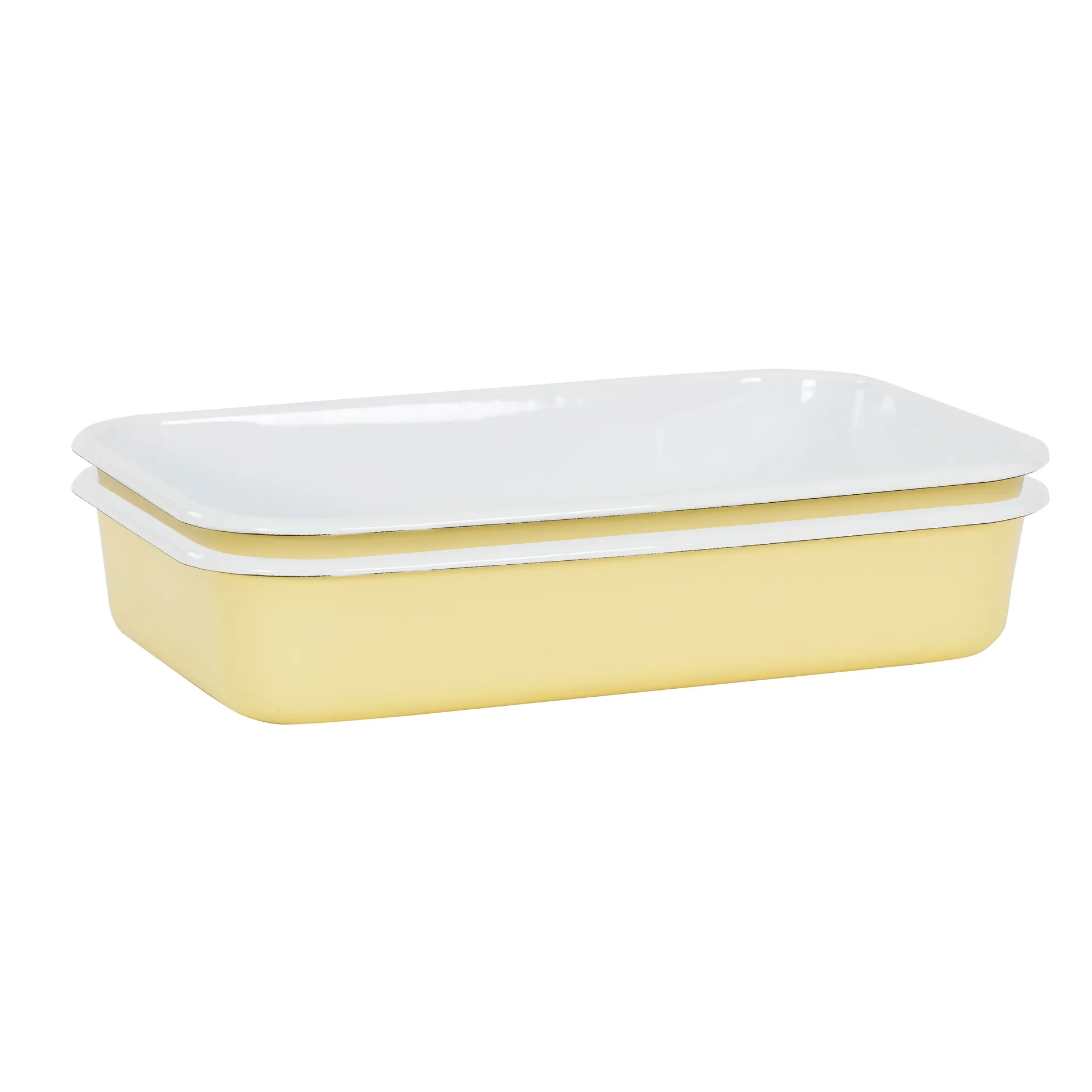 Travessa p/forno Kockums Paket 31,5 cm, conjunto de 2, yellow citrine  Kockums Jernverk