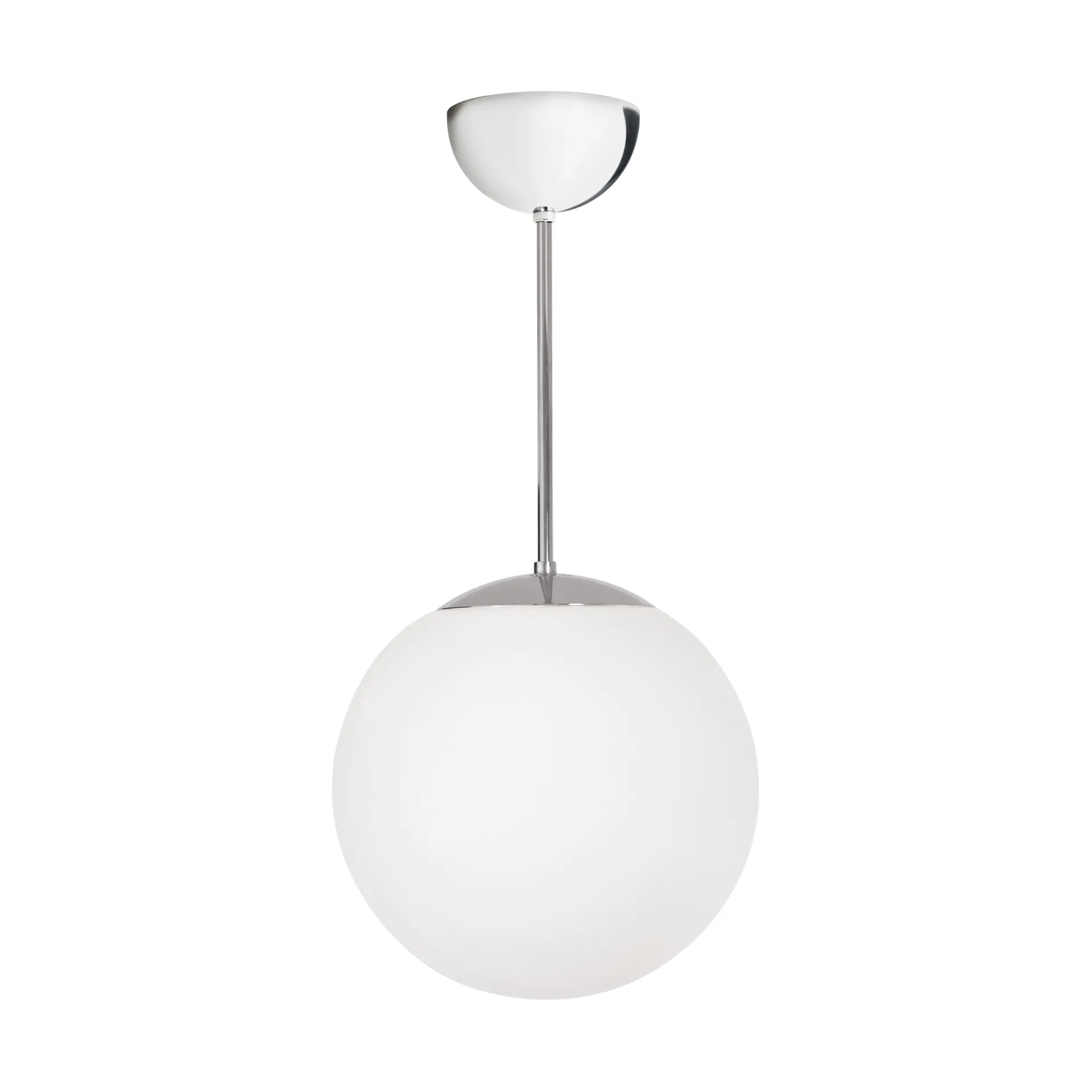 Candeeiro Funkis Glob, White-chrome Ø20 cm Konsthantverk