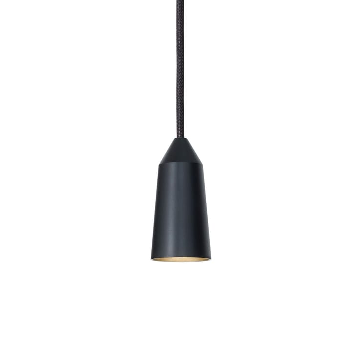 Pendente Massiv - preto, duplo cone - Konsthantverk