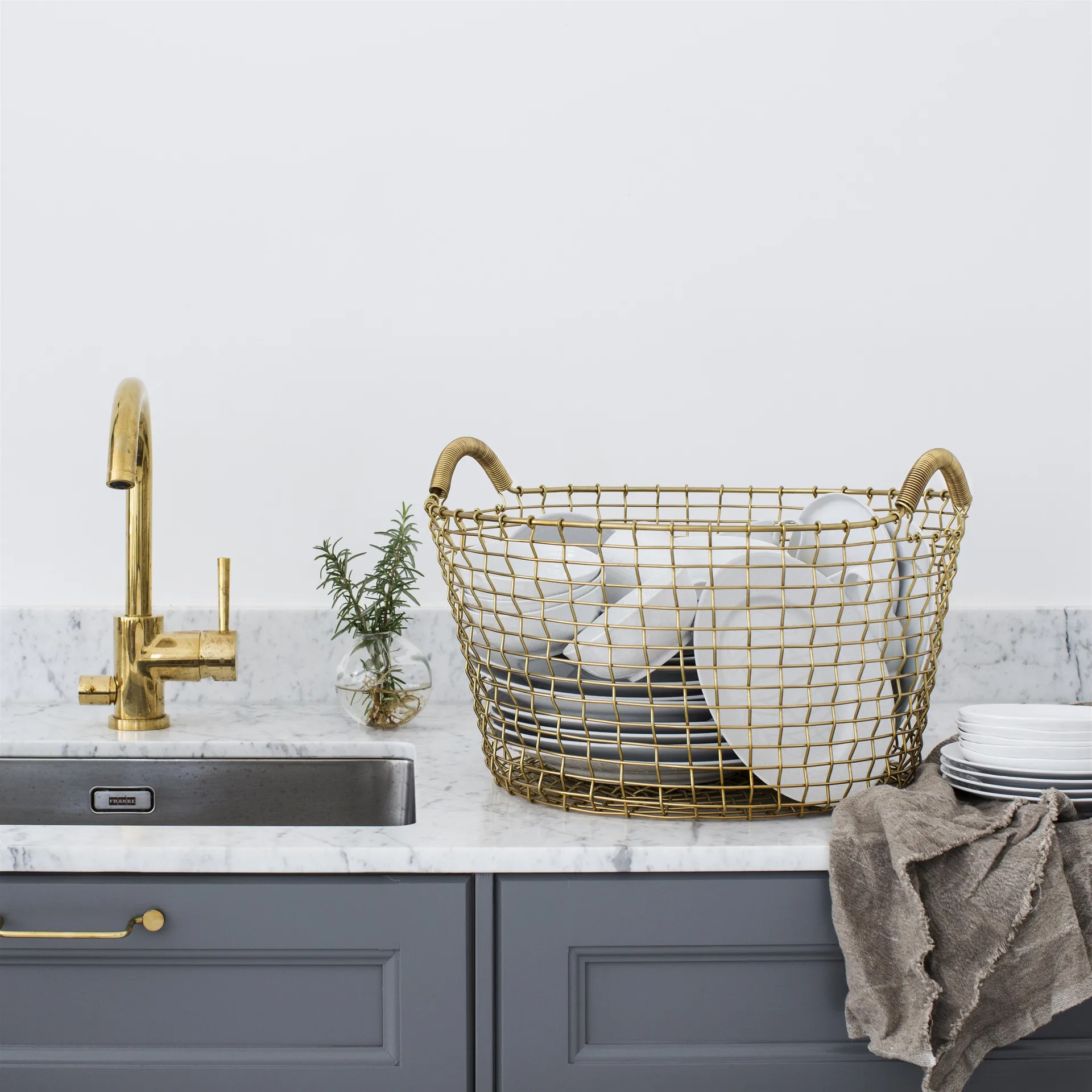 Cesto Korbo Classic 35, latão KORBO