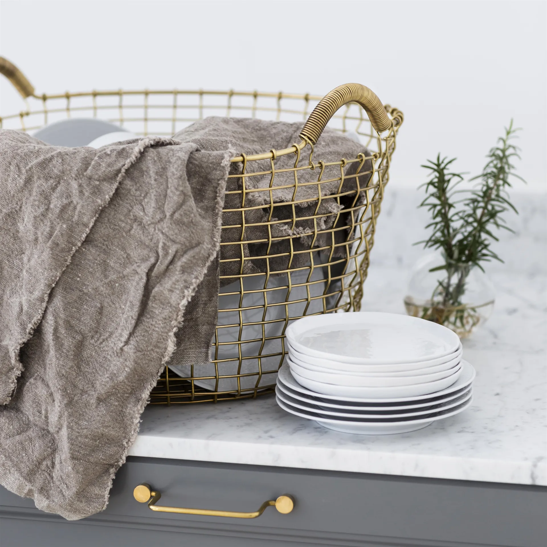 Cesto Korbo Classic 35, latão KORBO