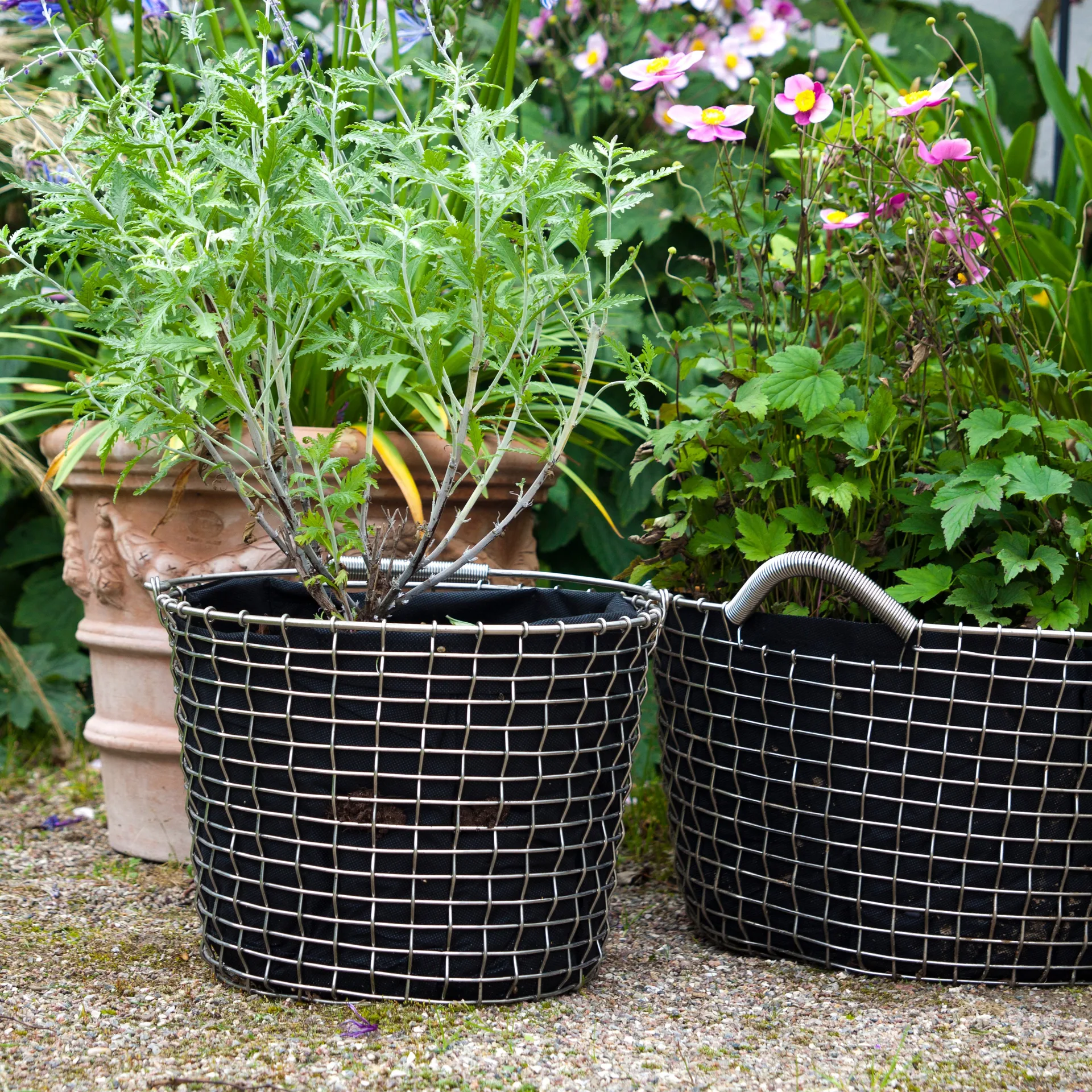 Vaso de plantas para o cesto Korbo, 3 un., 24 l KORBO