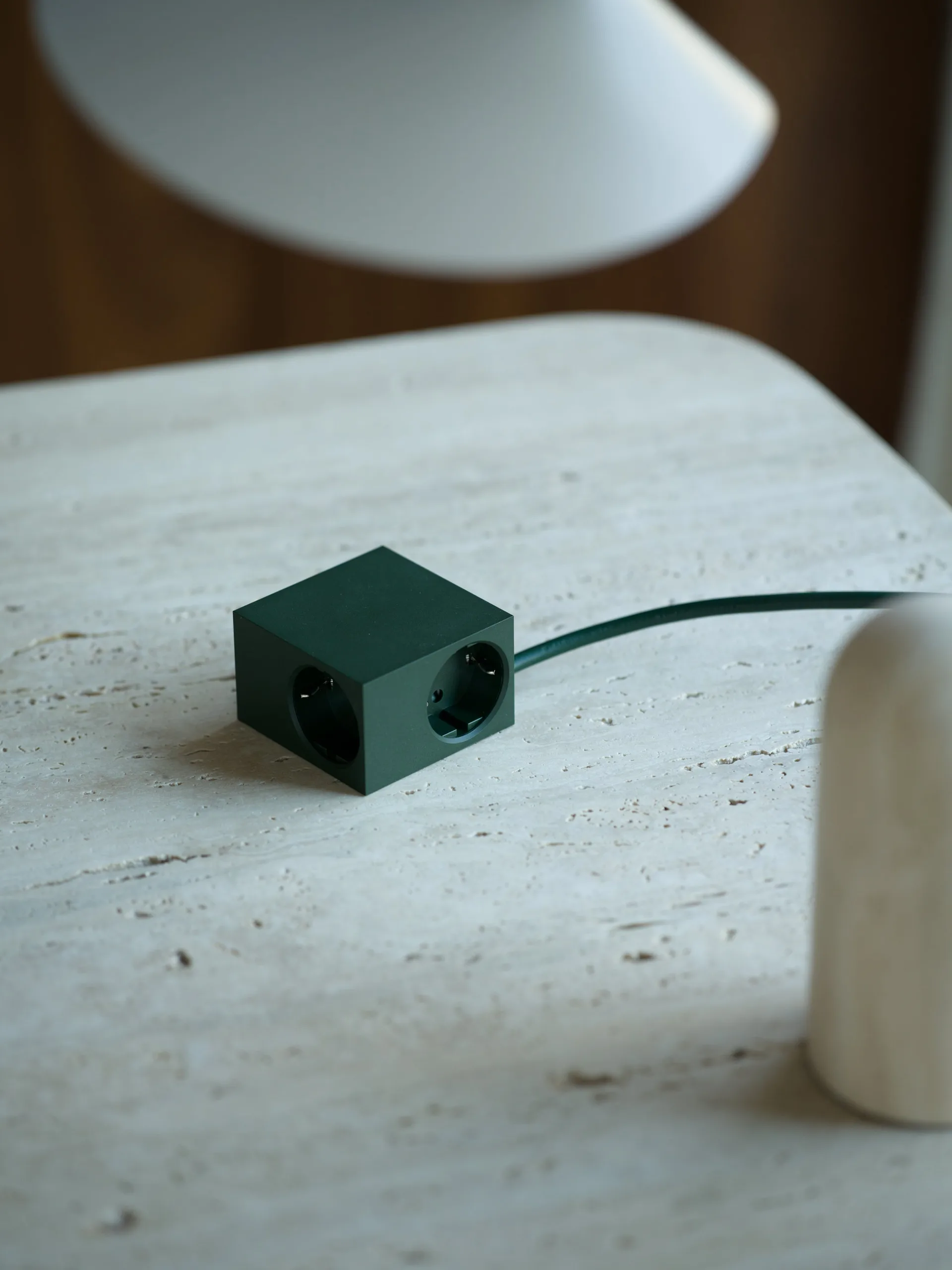 Adaptador tomada Cuboid 2 m, Dark Green Kord