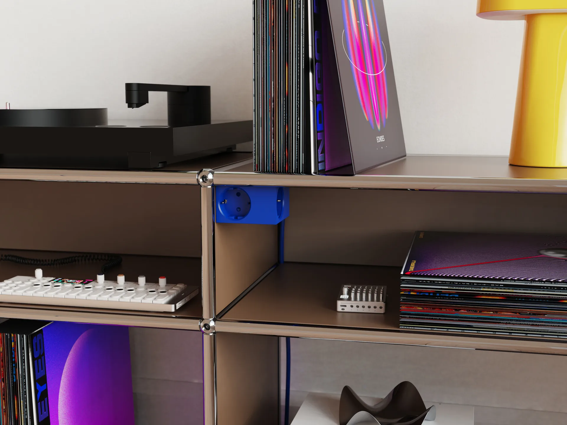 Adaptador tomada Cuboid+ USB-C 30W 2 m, Catalina Blue Kord