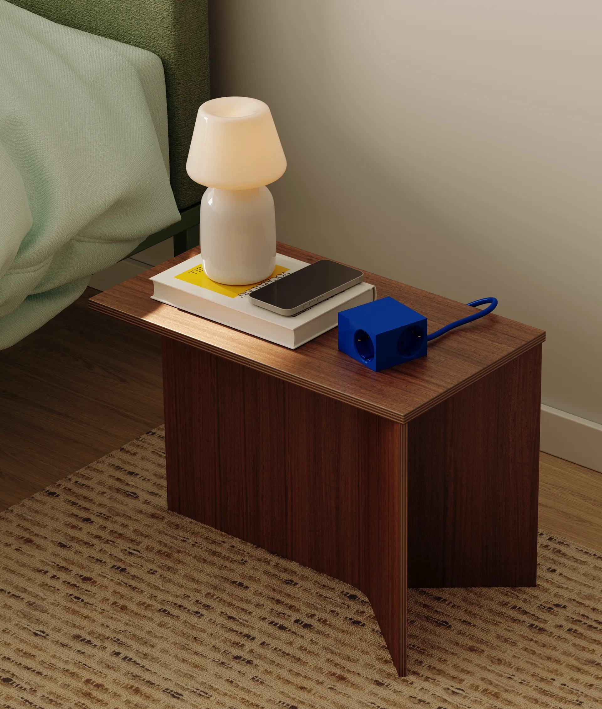 Adaptador tomada Cuboid+ USB-C 30W 2 m, Catalina Blue Kord