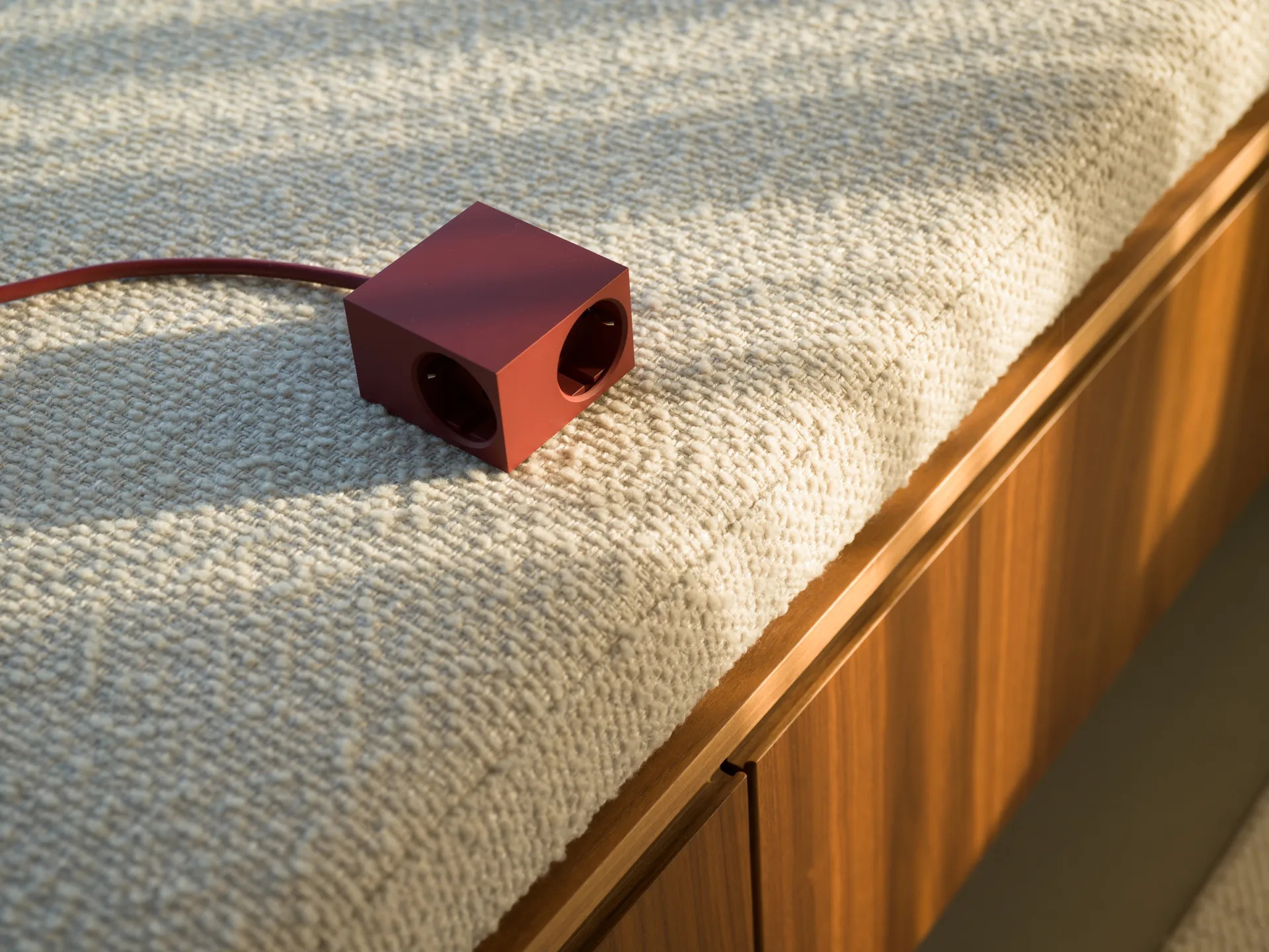 Adaptador tomada Cuboid+ USB-C 30W 2 m, Fired Brick Kord