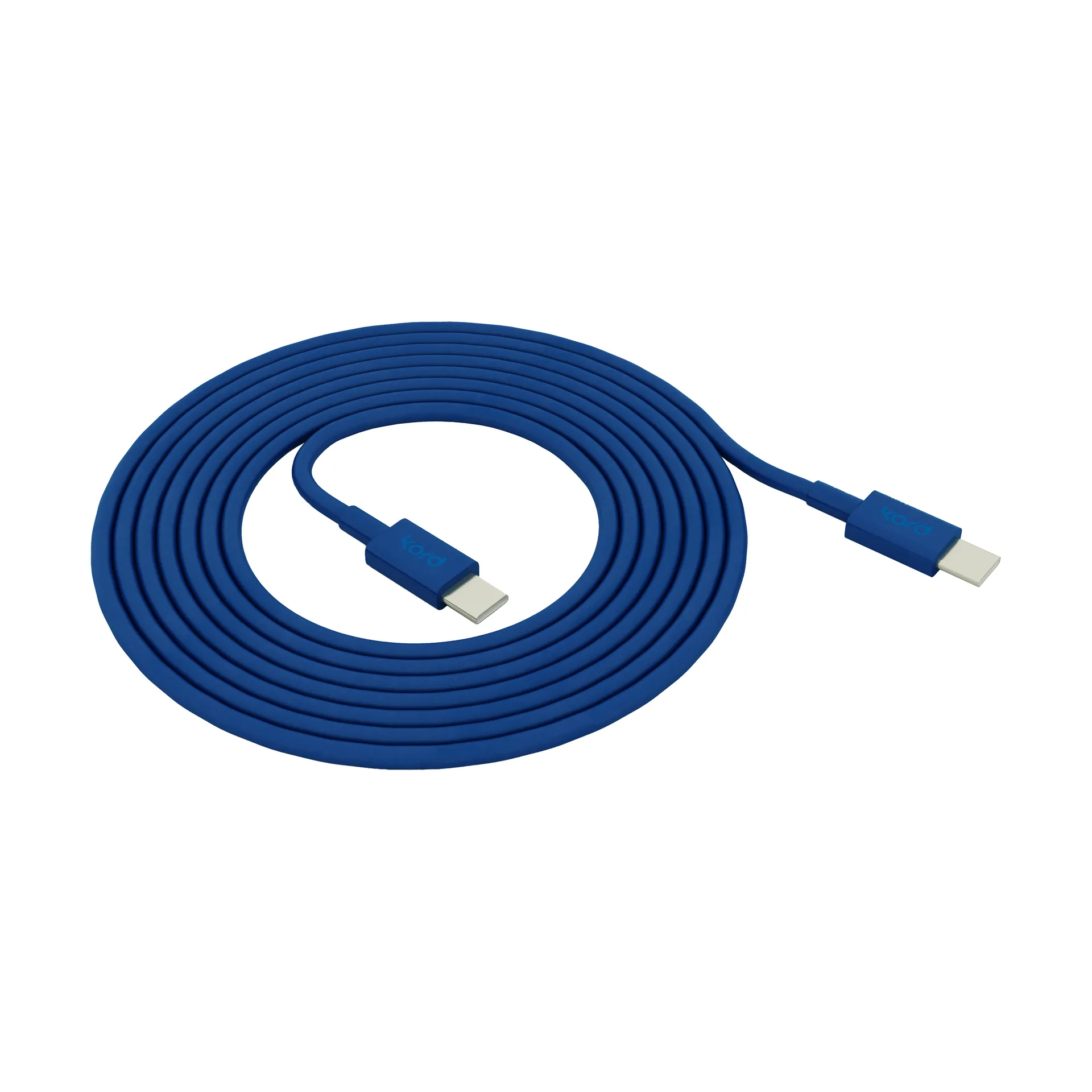 Cabo de carregamento Kord USB-C para USB-C 1,8 m, Catalina Blue Kord