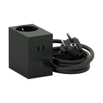 Cuboid+ bloco de tomadas USB-C 30W 2 m - Black - Kord