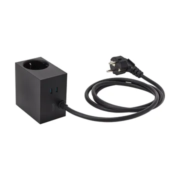 Cuboid+ bloco de tomadas USB-C 30W 2 m - Black - Kord