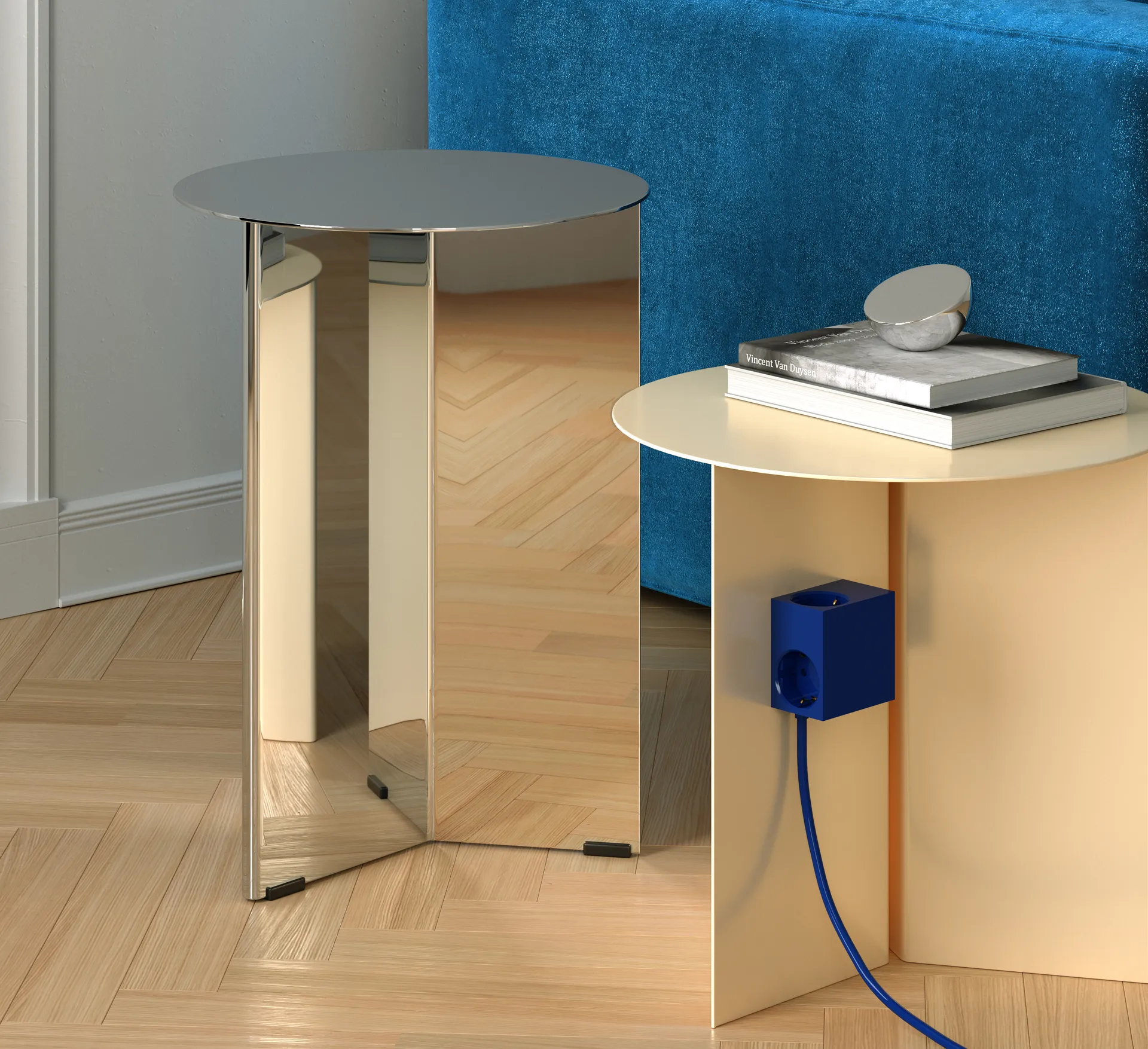 Cuboid+ bloco de tomadas USB-C 30W 2 m, Catalina Blue Kord