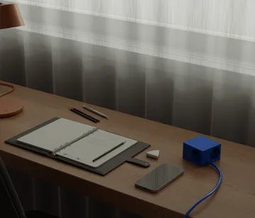 Cuboid+ bloco de tomadas USB-C 30W 2 m - Catalina Blue - Kord