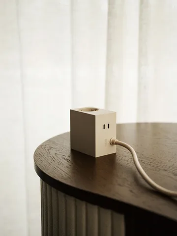 Cuboid+ bloco de tomadas USB-C 30W 2 m - Pearled Ivory (branco) - Kord