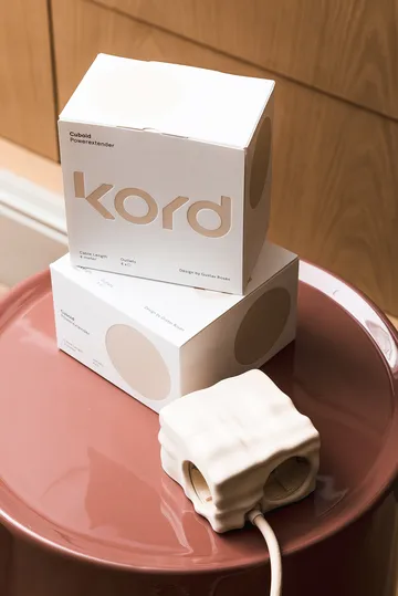 Cumulus+ case-capa para tomada múltipla Cuboid+ - Beige - Kord