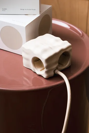 Cumulus+ case-capa para tomada múltipla Cuboid+ - Beige - Kord