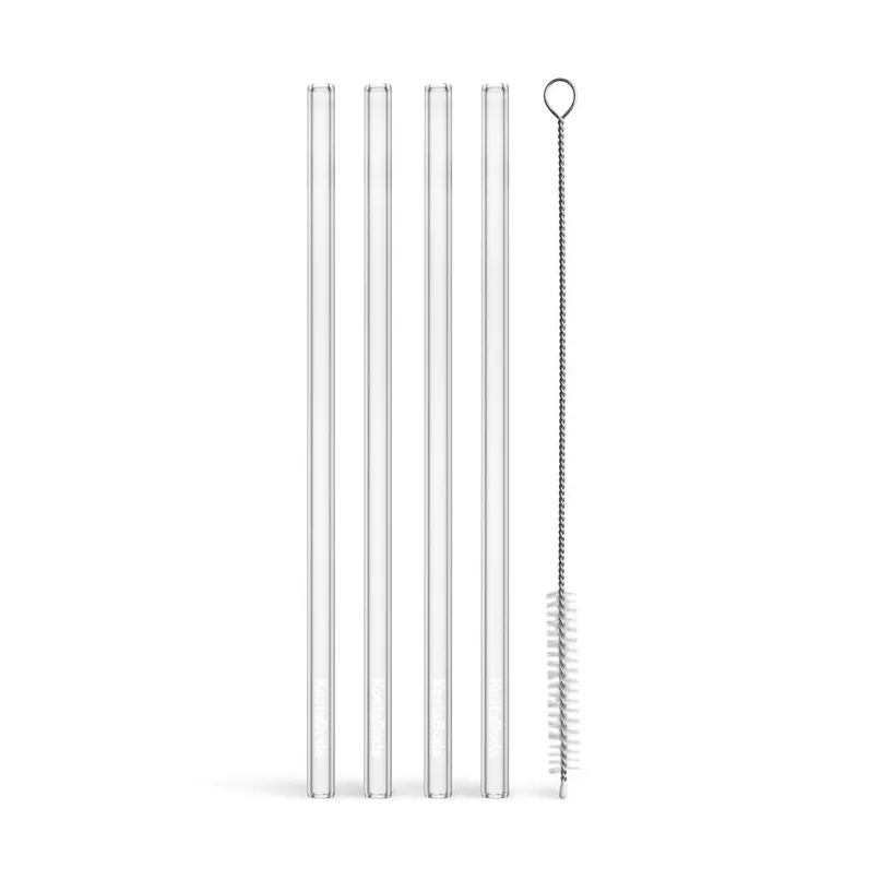 Canudo + escova de limpeza Viva 5 peças, Claro Kosta Boda