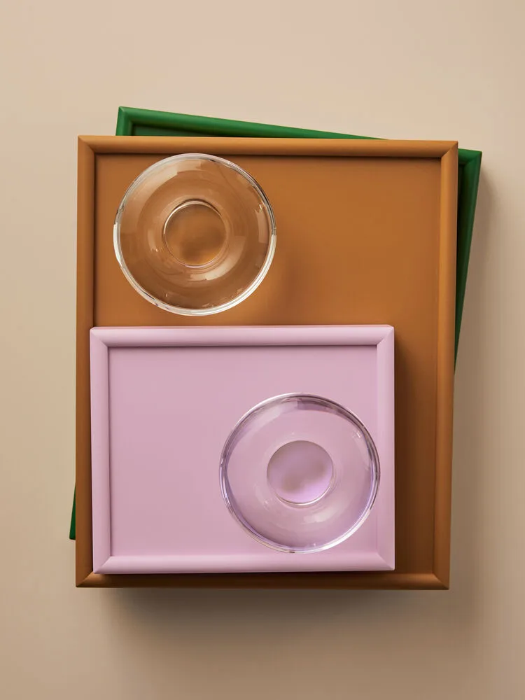 Castiçal Orion Ø11x6,3 cm, Rosa Kosta Boda