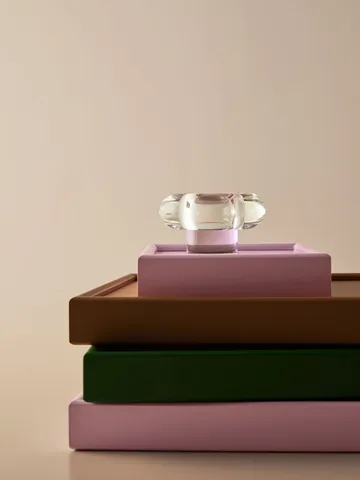 Castiçal Orion Ø11x6,3 cm - Rosa - Kosta Boda