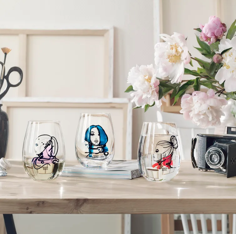 Copo All about you, 2 un., want you (vermelho) Kosta Boda