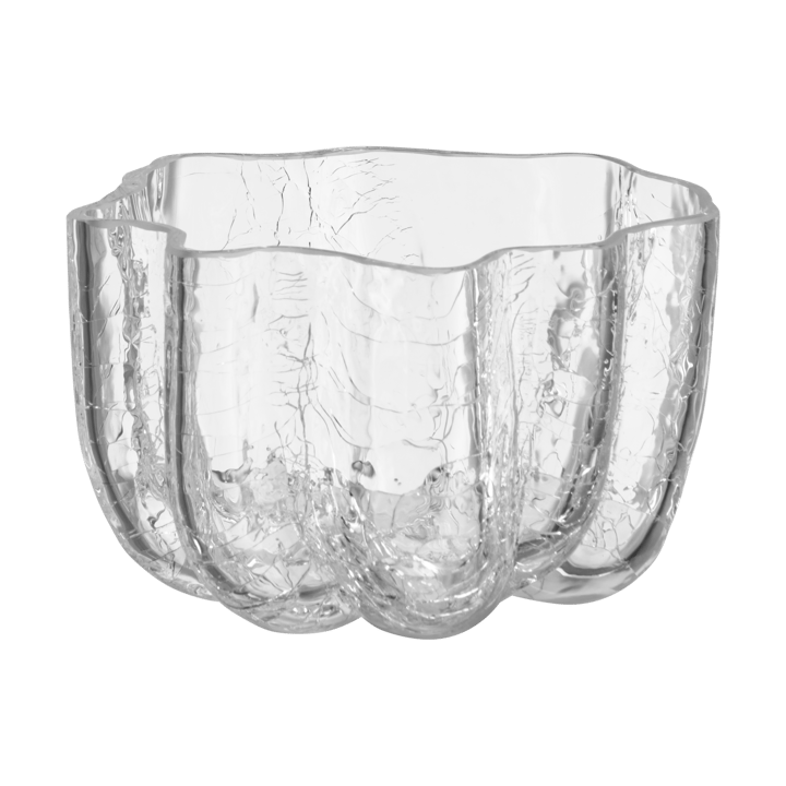 Crackle porta-velas 5,8 cm - Transparente - Kosta Boda