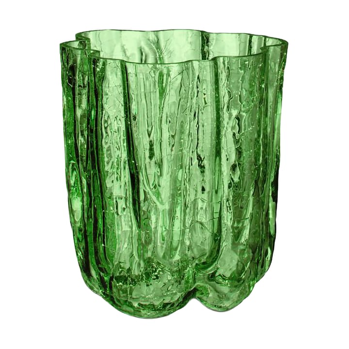 Crackle vase 12,1 cm - Verde escuro - Kosta Boda