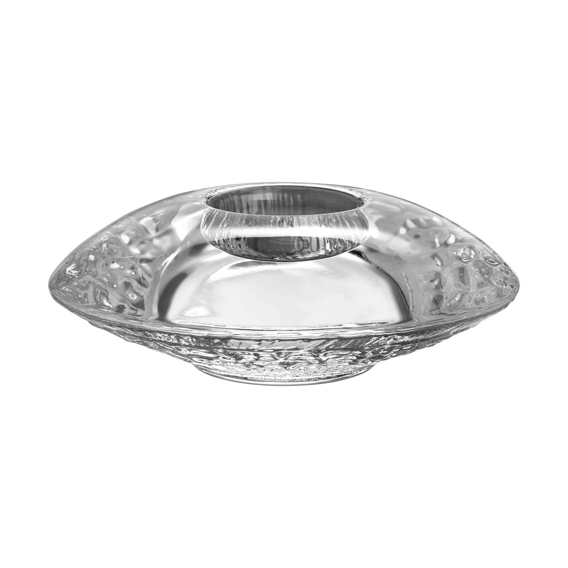 Discus porta-vela 140 mm, Transparente Kosta Boda