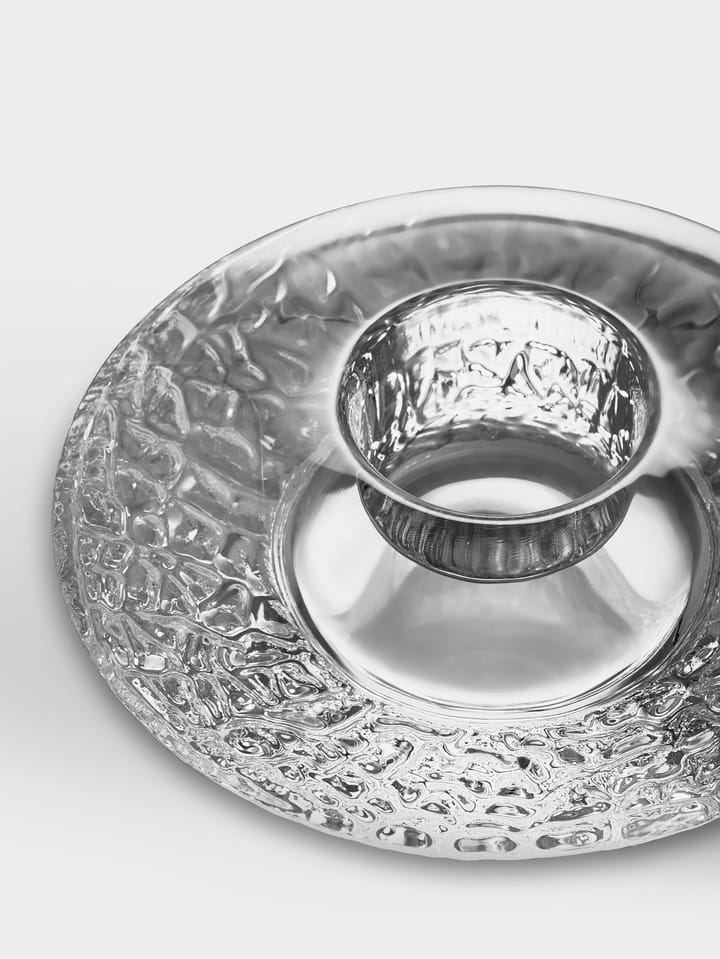 Discus porta-vela 140 mm, Transparente Kosta Boda